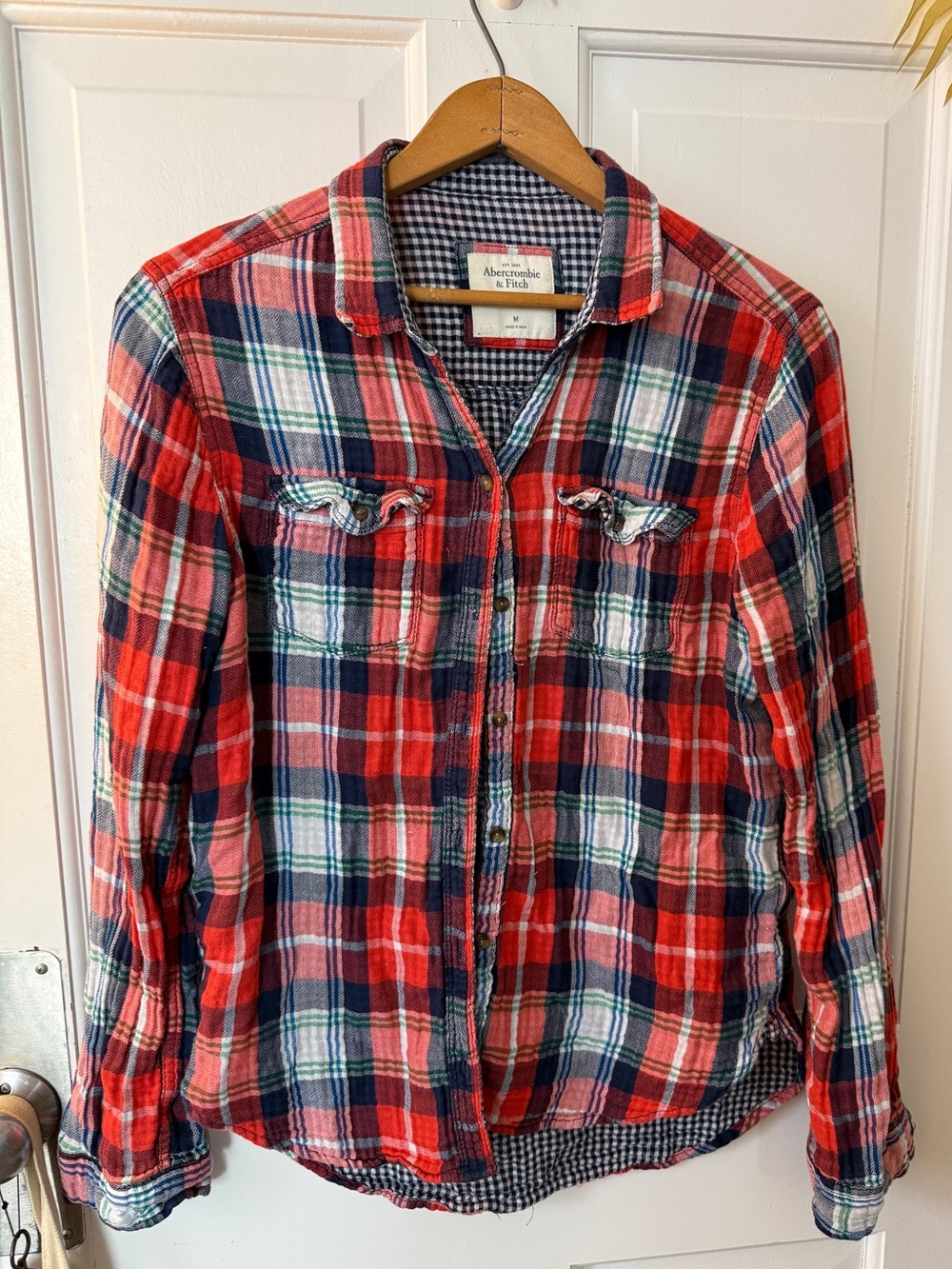 Abercrombie & Fitch Paper Light Plaid Button Down